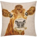 Jessica Parker-Andrews Cow Cushion Natural