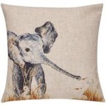 Jessica Parker-Andrews Elephant Cushion Natural