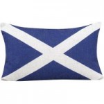 Scottish Flag Cushion Blue