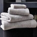 Hotel Pima Cotton Soft Grey Towel Grey