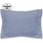Non Iron Plain Dye Cornflower Oxford Pillowcase Blue
