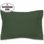 Non Iron Plain Dye Hunter Green Oxford Pillowcase Green