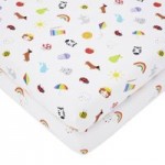 Rainbow Pack of 2 Fitted Sheets MultiColoured