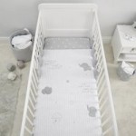 Tiny But Mighty 4 Tog Cot Quilt Grey