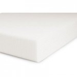 Fogarty Soft Touch Stripe White 28cm Fitted Sheet White