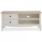 Amelie Painted Wide TV Stand White