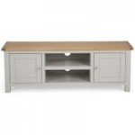 Bromley Grey Wide TV Stand Grey