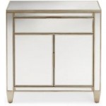 Fitzgerald Mirrored Small Sideboard Silver