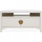 Hanna Oyster Corner TV Stand Oyster