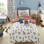 Disney Toy Story Duvet Cover and Pillowcase Set White