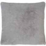 Adeline Grey Faux Fur Cushion Cover Grey