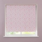 Pretty Little Bunny Floral Cordless Blackout Roller Blind Pink