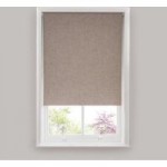 Linen Look Taupe Blackout Roller Blind Taupe