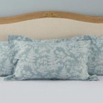 Imogen Seafoam Jacquard Oxford Pillowcase Blue
