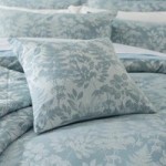 Imogen Seafoam Jacquard Cushion Blue