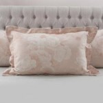 Rosalind Pink Jacquard Oxford Pillowcase Pink