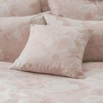 Rosalind Pink Jacquard Quilted Cushion Pink