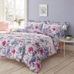 Katie Purple Duvet Cover and Pillowcase Set Purple