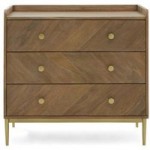 Rumi 3 Drawer Chest Brown