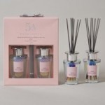 5A Fifth Avenue Set of 2 Gingerlily and and Amber Diffusers Pink