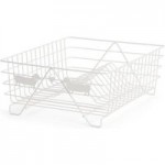 Wire Sausage Dog Cream Dish Drainer Cream