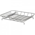 Wire Matt Black Dish Drainer Black