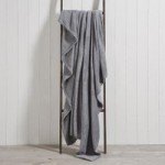 Soft Fleece 200cm x 200cm Throw Grey