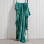 Soft Fleece 200cm x 200cm Throw Emerald (Green)
