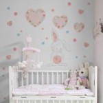 Pretty Little Bunny Wall Stickers Pink