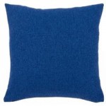 Cobalt Barkweave Cushion Cobalt Blue