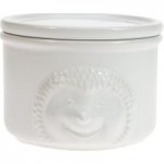 Hedgehog Stackable Kitchen Canister White