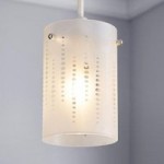 Grayson Easy Fit Polka Dot Glass Pendant Clear