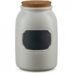 Chalkboard Cream Large Kitchen Canister Cream