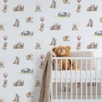 Disney Winnie the Pooh Wallpaper MultiColoured