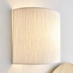Taora Paper Shade Ivory Wall Light Ivory