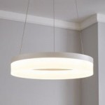Mickie Integrated LED White Hoop Fitting White
