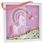 Unicorn Sequin Frame Pink