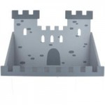 Knights and Dragons Castle Shelf Grey
