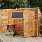 6ft x 10ft Winchester Wooden Overlap Shed Natural