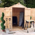 4ft x 6ft Winchester Modular Wooden Shiplap Apex Shed Natural