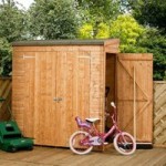 3ft x 6ft Winchester Wooden Shiplap Shed Natural