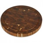 Acacia Round Chopping Board Natural