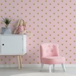 Crown Wallpaper Pink