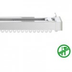 Easy Fit White Extendable Curtain Track White