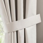 Solar Ivory Curtain Tiebacks Ivory
