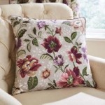 Maddie Floral Plum Cushion Plum Purple