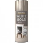 Rust-Oleum White Gold Metallic Spray Paint 400ml Gold