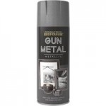 Rust-Oleum Gun Metal Grey Metallic Spray Paint 400ml Gun Metal (Grey)