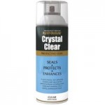 Rust-Oleum Crystal Clear Satin Protective Top Coat 400ml Clear