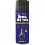 Rust-Oleum Stove and BBQ Black Spray Paint Black
